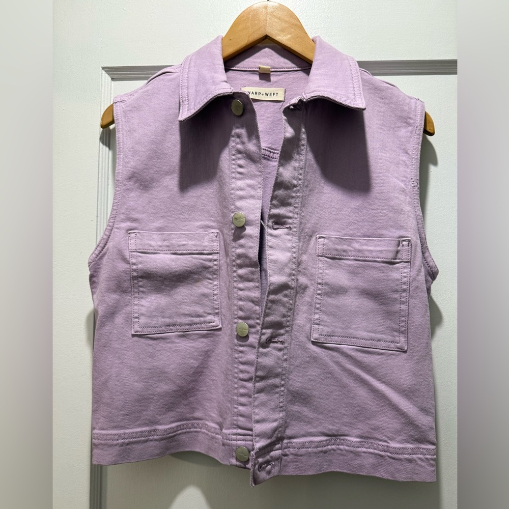 Warp + Weft denim vest